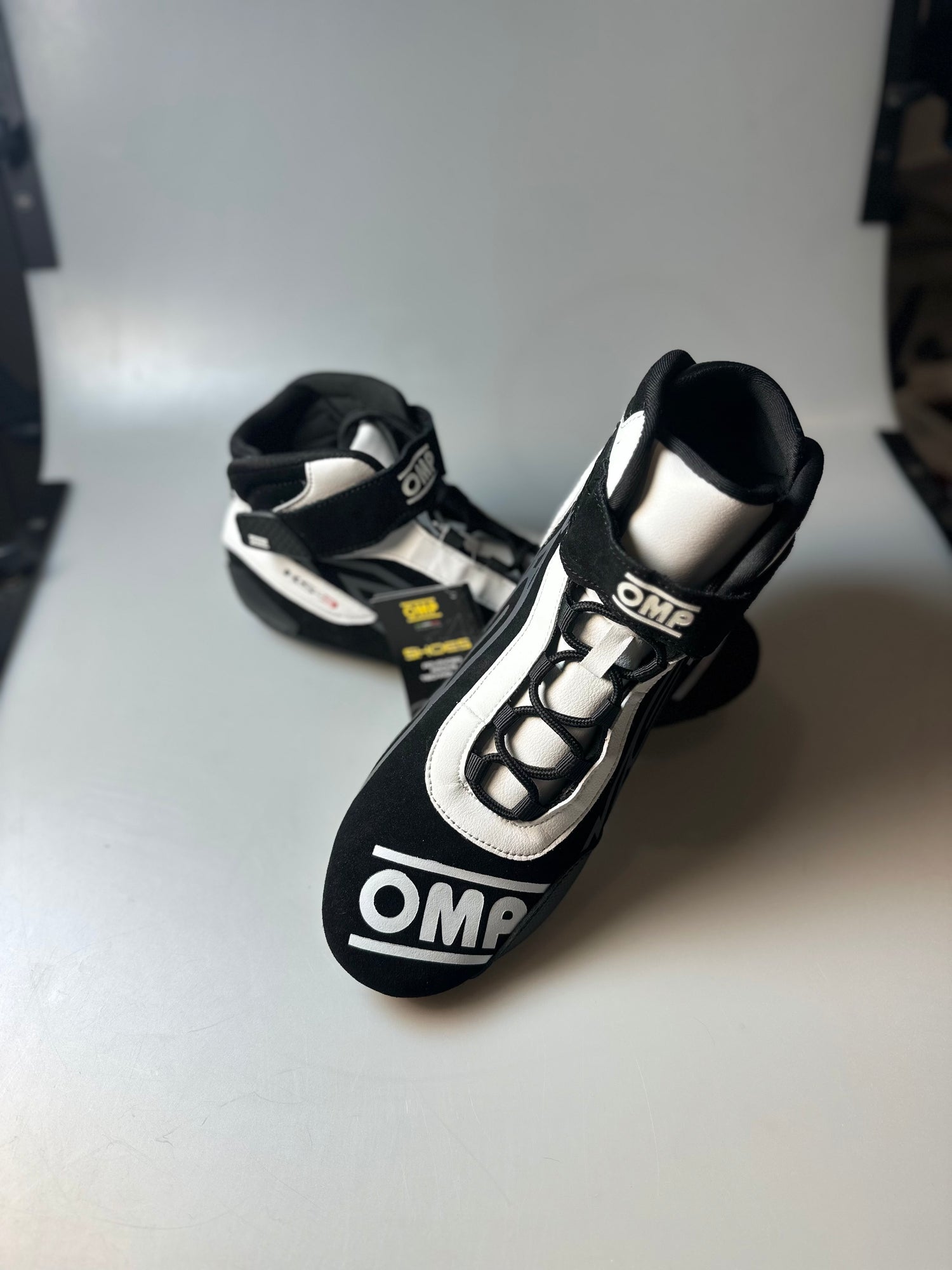 OMP Kartschuh KS-3 MY21 schwarz/weiß